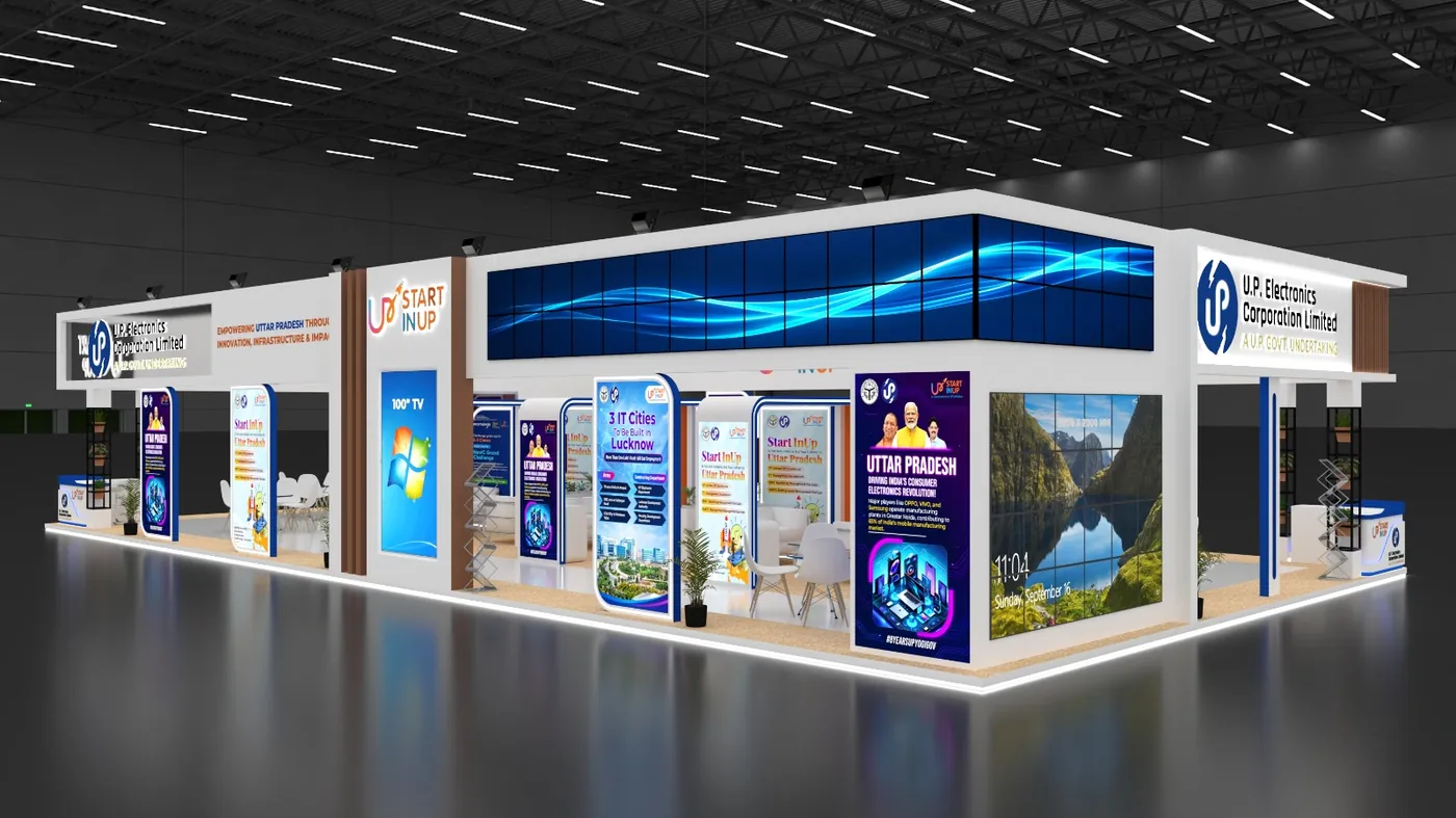 Corporate & Technology, exhibition stand design visual 2