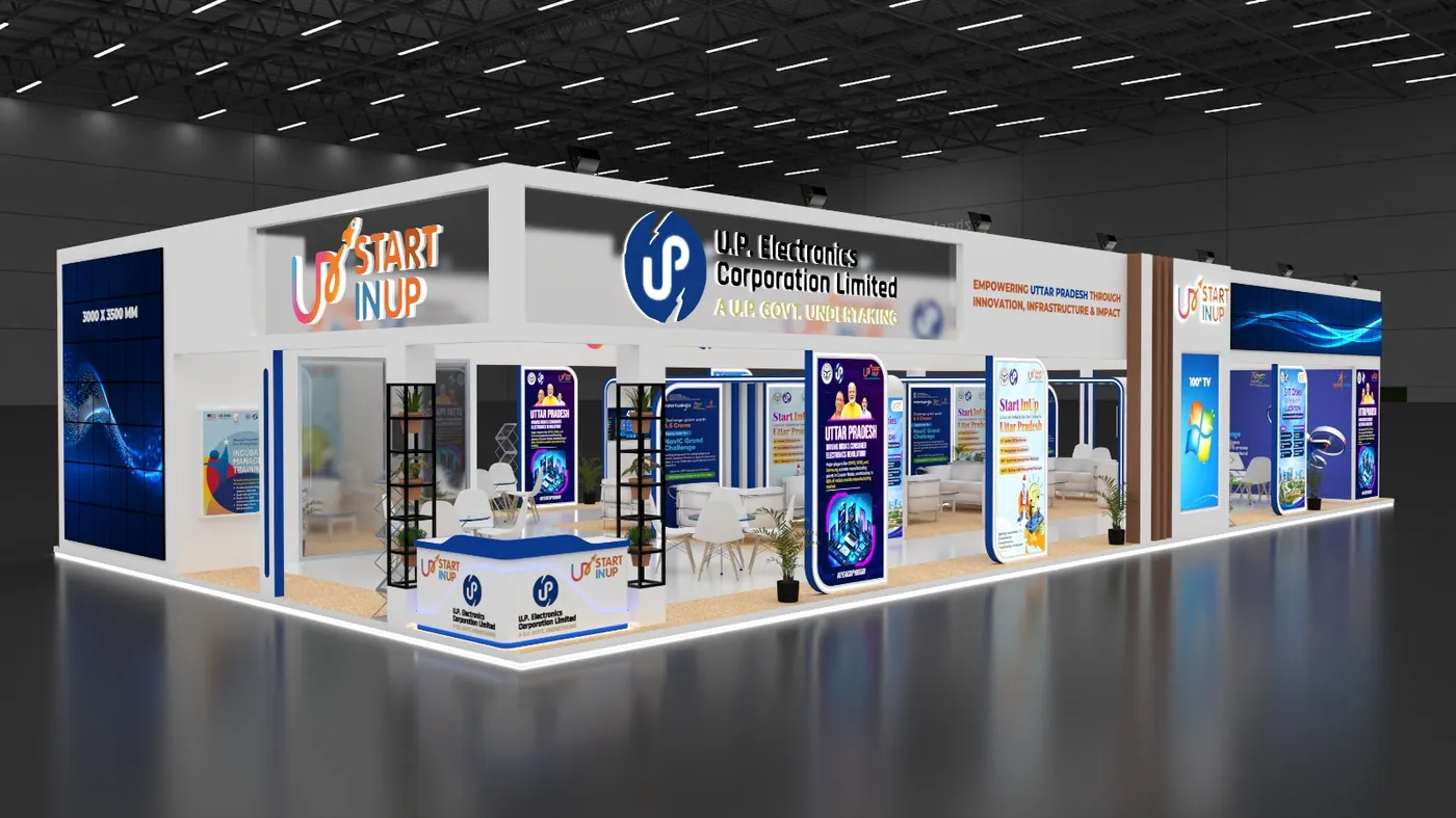 Corporate & Technology, exhibition stand design visual 4