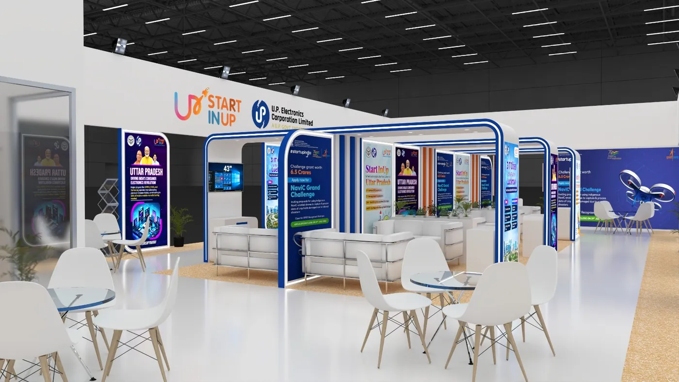 Corporate & Technology — exhibition stand design concept 8