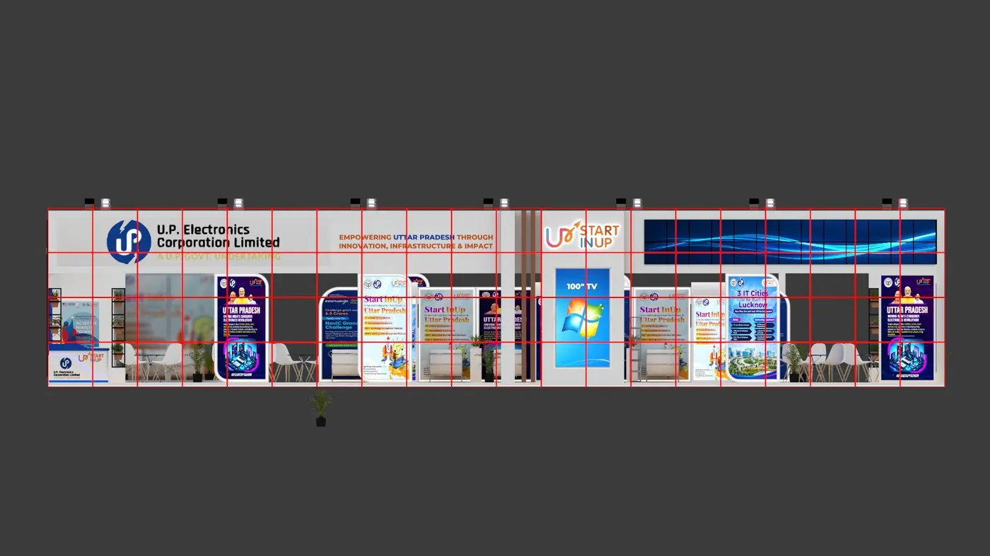 Corporate & Technology, exhibition stand design visual 11